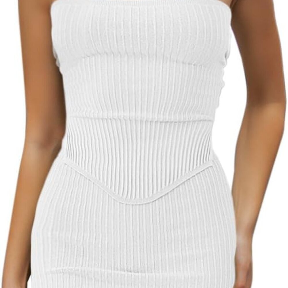 Women’s Y2K Bikini Set Viscose NylSpandex High Waist Crop Top Skirt